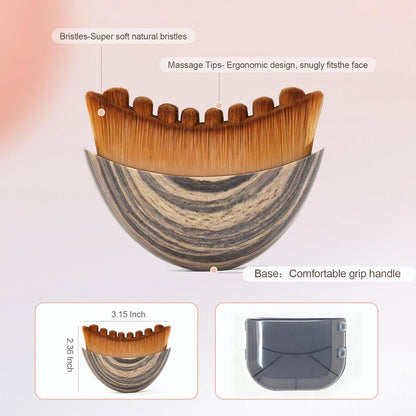 Lymphatic Brush – Jawline Sculptor & Face De-Puffing Tool