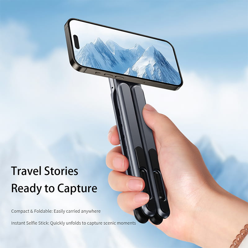 Magnetic Foldable Laptop & Phone Stand