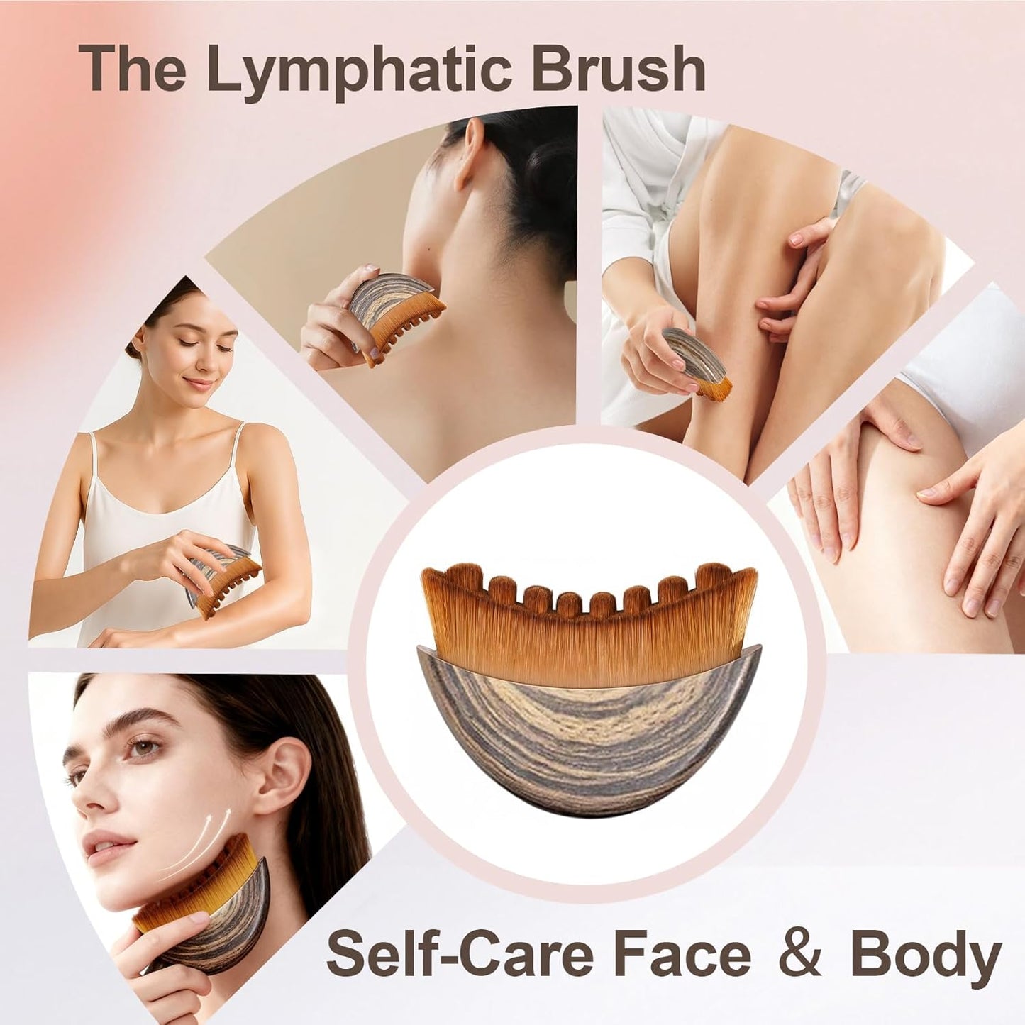Lymphatic Brush – Jawline Sculptor & Face De-Puffing Tool